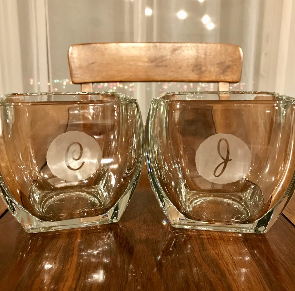 DIY Glass etching