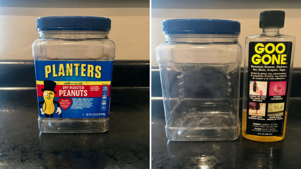 DIY Peanut Jar to Change Jar