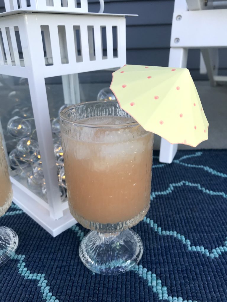 Refreshing summer cocktail
