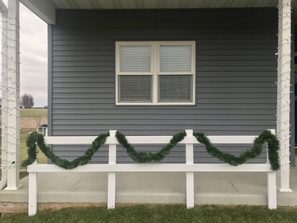 DIY Christmas Fence