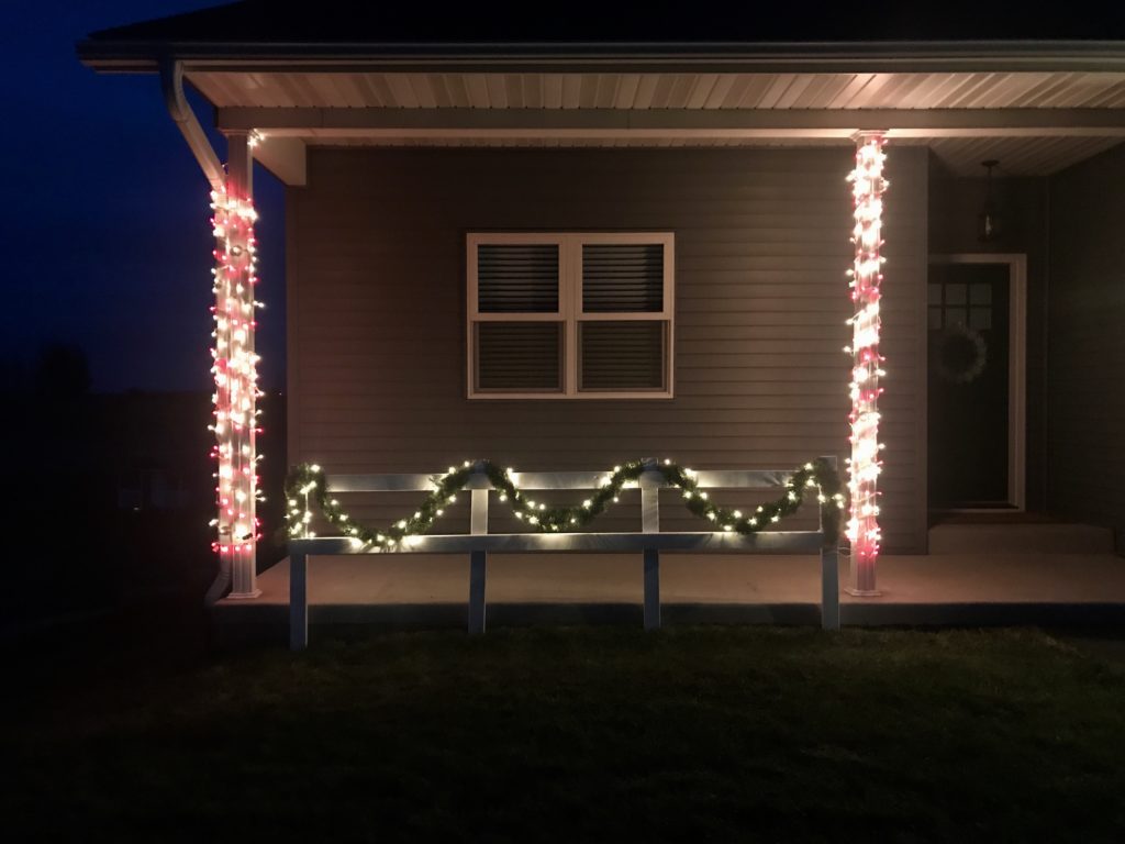 DIY Christmas Fence