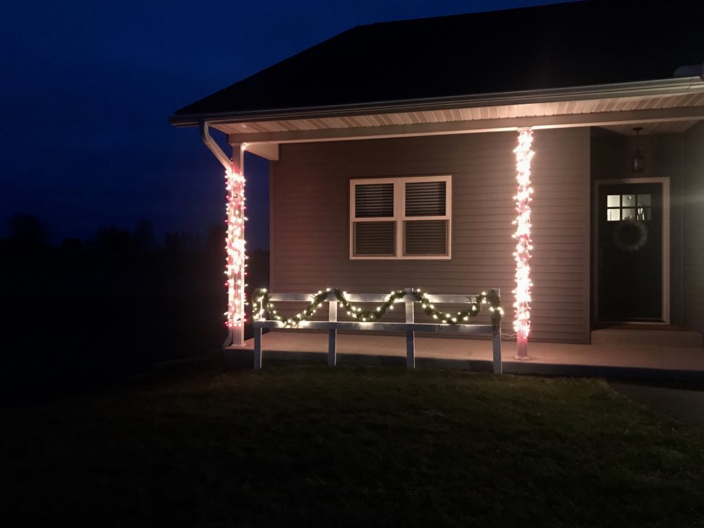 DIY Christmas Fence