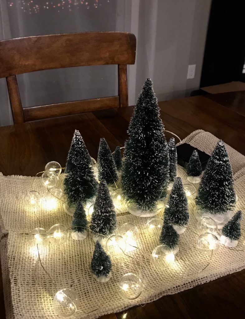 Super Simple Christmas Tree Centerpiece