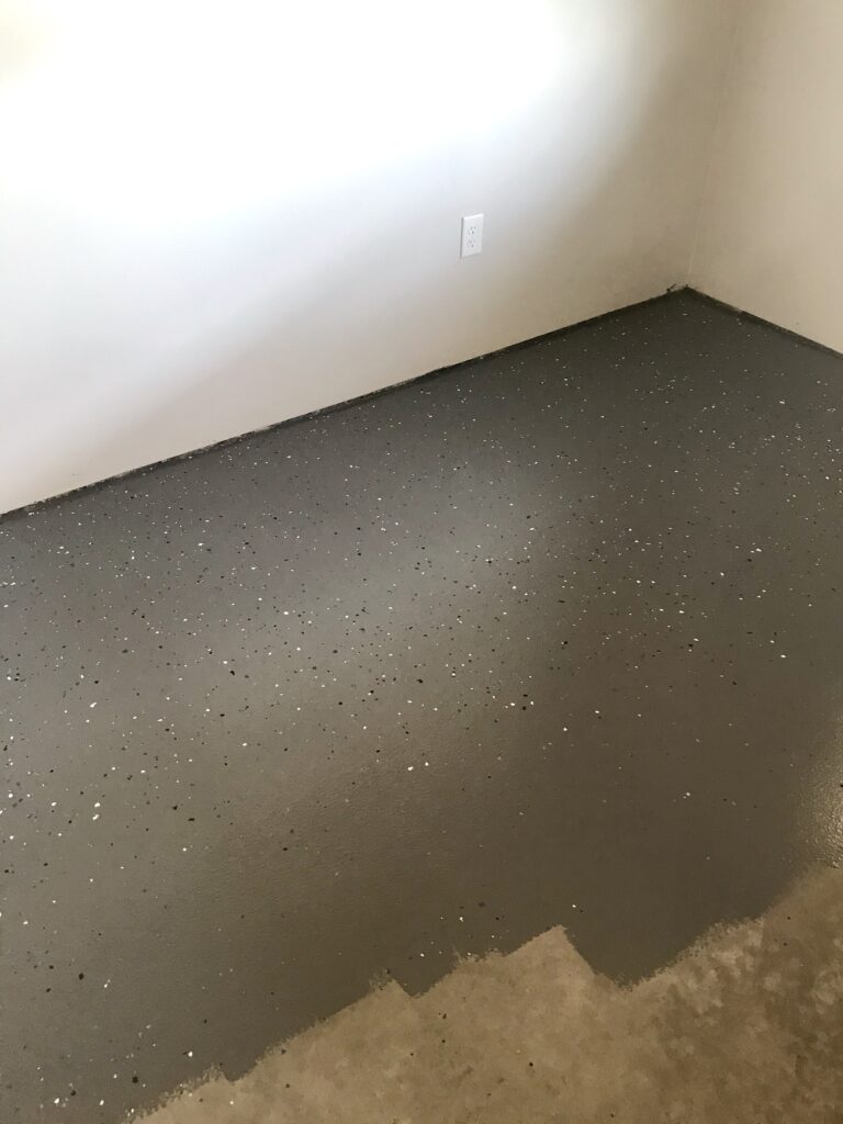 Painted Basement Floor