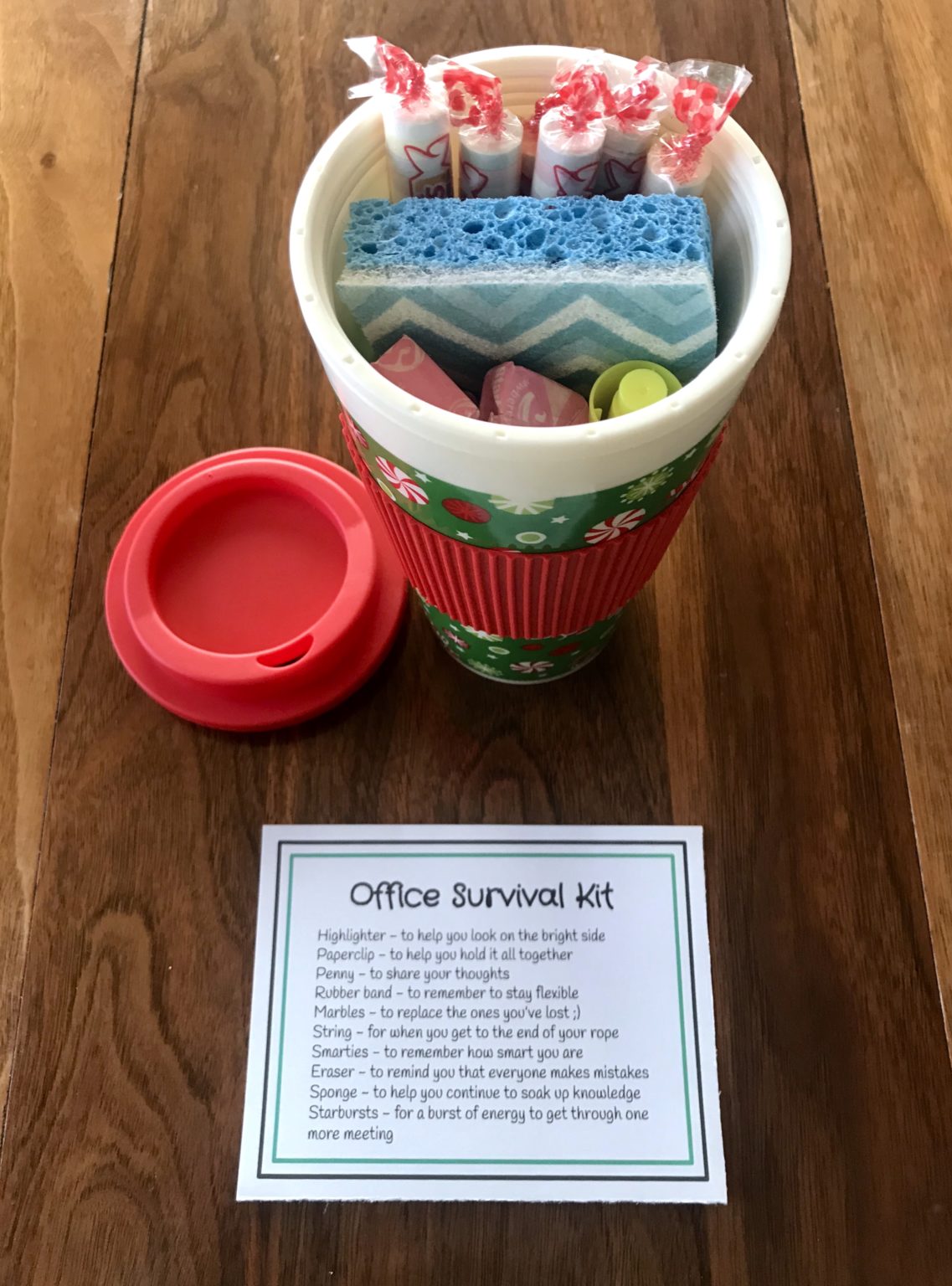 Office Survival Kit Gift - The Blue Door & More