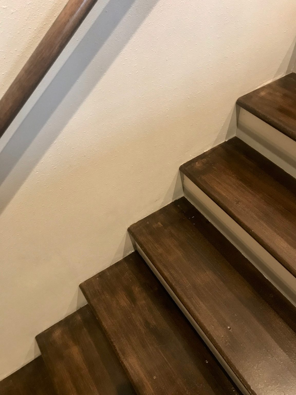 How To Paint Stairs To Look Like Wood The Blue Door More   IMG 6335 1152x1536 